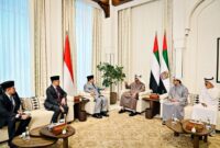 Penandatanganan Nota Kesepahaman (Memorandum of Understanding/MoU Terkait investasi dalam produksi susu di Indonesia dengan Al-Ain Farms for Livestock Production dari Persatuan Emirat Arab (PEA) .(Dok. Kementan)