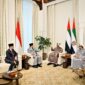 Penandatanganan Nota Kesepahaman (Memorandum of Understanding/MoU Terkait investasi dalam produksi susu di Indonesia dengan Al-Ain Farms for Livestock Production dari Persatuan Emirat Arab (PEA) .(Dok. Kementan)