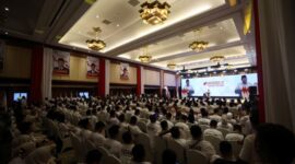 Presiden RI Prabowo Subianto dalam Kongres IV Pengurus Pusat Tunas Indonesia Raya (PP Tidar), Sabtu (17/5/2025) di Jakarta. (Dok Tim Komunikasi Prabowo Subianto)